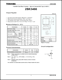 Click here to download 2SK3466 Datasheet