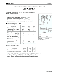 Click here to download 2SK3543 Datasheet