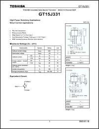 Click here to download GT15J331 Datasheet