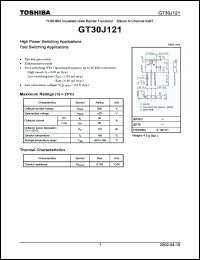 Click here to download GT30J121 Datasheet