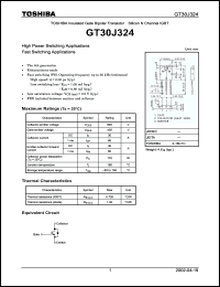 Click here to download GT30J324 Datasheet