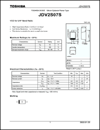 Click here to download JDV2S07 Datasheet