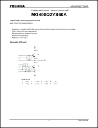 Click here to download MG400Q2YS60A Datasheet