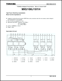 Click here to download MIG100J101H Datasheet