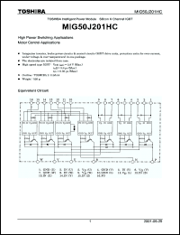 Click here to download MIG50J201HC Datasheet