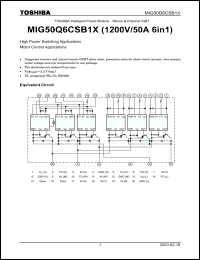 Click here to download MIG50Q6CSB1 Datasheet