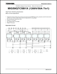 Click here to download MIG50Q7CSB1 Datasheet