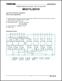 Click here to download MIG75J201 Datasheet