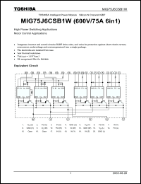 Click here to download MIG75J6CSB1 Datasheet