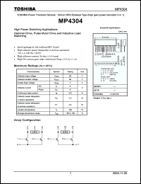 Click here to download MP4304 Datasheet