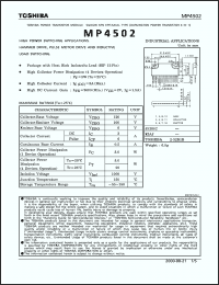 Click here to download MP4502 Datasheet