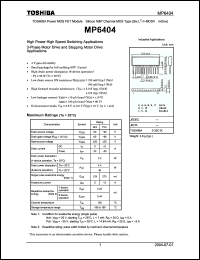 Click here to download MP6404 Datasheet