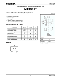 Click here to download MT3S05 Datasheet