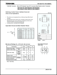 Click here to download RN1961FE Datasheet