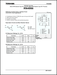 Click here to download RN4986 Datasheet