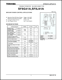 Click here to download SF8G41 Datasheet