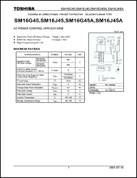 Click here to download SM16G45 Datasheet