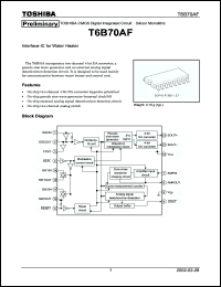 Click here to download T6B70 Datasheet