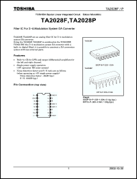 Click here to download TA2028F Datasheet