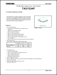 Click here to download TA2123AF Datasheet