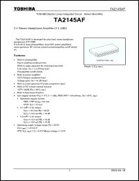Click here to download TA2145AF Datasheet