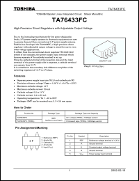 Click here to download TA76433FC Datasheet