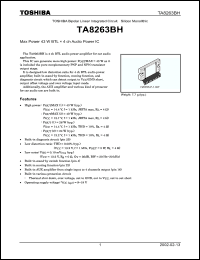 Click here to download TA8263BH Datasheet