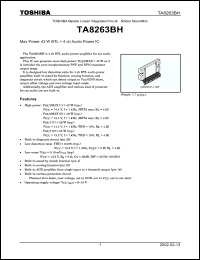 Click here to download TA8263 Datasheet