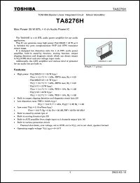 Click here to download TA8276H Datasheet