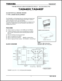 Click here to download TA8440F Datasheet