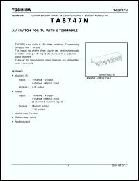 Click here to download TA8747 Datasheet