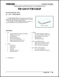 Click here to download TB1262F Datasheet