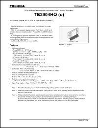 Click here to download TB2904HQ Datasheet
