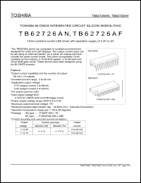 Click here to download TB62726AN Datasheet