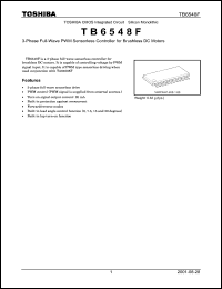 Click here to download TB6548F Datasheet