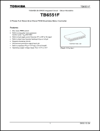 Click here to download TB6551F Datasheet