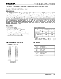 Click here to download TC55NEM208AFTN Datasheet