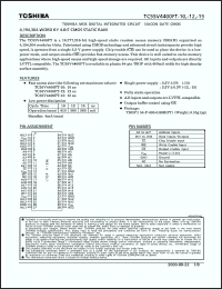 Click here to download TC55V4400FT-10 Datasheet