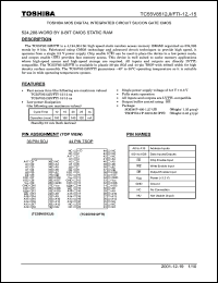 Click here to download TC55V8512FTI-15 Datasheet