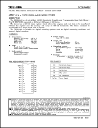 Click here to download TC58A040 Datasheet