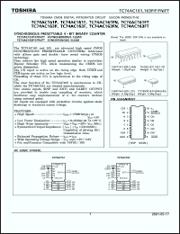 Click here to download TC74AC161F Datasheet