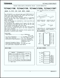 Click here to download TC74AC175P Datasheet