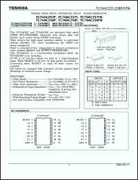 Click here to download TC74AC258F Datasheet