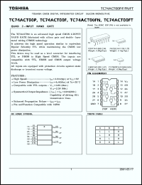 Click here to download TC74ACT00 Datasheet