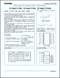 Click here to download TC74ACT175P Datasheet