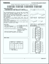 Click here to download TC74ACT240F Datasheet