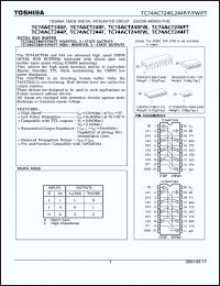 Click here to download TC74ACT244FW Datasheet