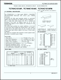 Click here to download TC74HC151AF Datasheet