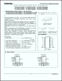 Click here to download TC74HC163AFN Datasheet