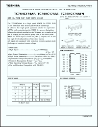 Click here to download TC74HC174AFN Datasheet